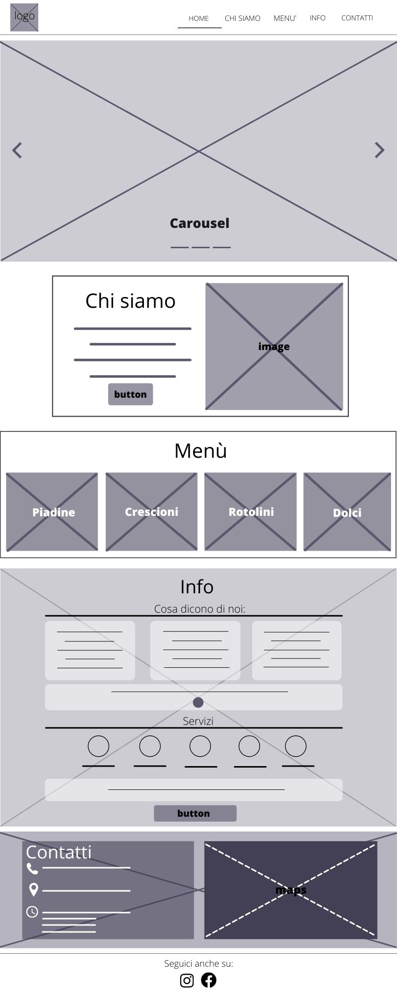 wireframe home